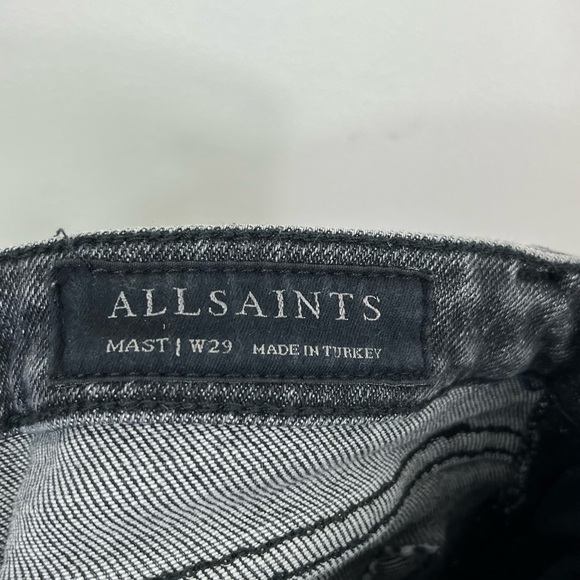 All Saints Mast Ankle Ty Jean Sz 29 - Picture 9 of 10